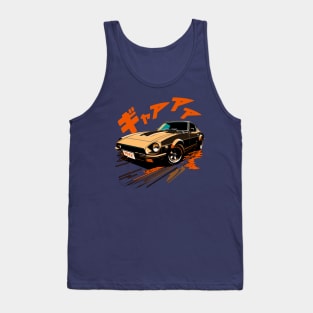 Japanese anime style vintage jdm racing design Tank Top